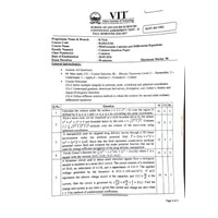 Multivariable Calculus And Differential Equations