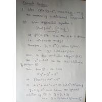 Sol. of 2nd order LDEs Differential Equations and Transform-BMAT102L
