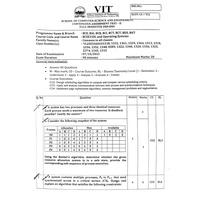 CAT2 C1 25-26 Operating Systems-BCSE303L