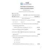 Complex Variables and Linear Algebra
