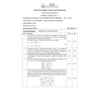 Design and Analysis of Algorithms