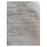 Differential Equations and Transforms