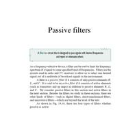 16-passive filters Circuit Theory BEEE203L