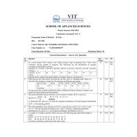 Probability and Statistics