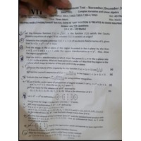 Complex Variables and Linear Algebra