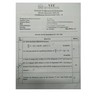 Linear Algebra And Differential Equations