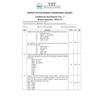 Microprocessors and Microcontrollers