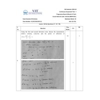 Calculus [BMAT101L] CAT-1 G1 2023-2024