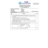 Calculus [BMAT101L] CAT-1 G2 2023-2024