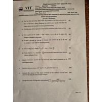 Calculus [BMAT101L] FAT B1 2023-2024
