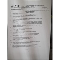 Calculus [BMAT101L] FAT D1 2023-2024