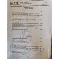 Calculus [BMAT101L] FAT D2 2023-2024