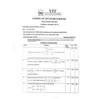Differential Equations and Transforms