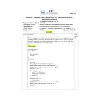 Structured and Object Oriented Programming [BCSE102L] CAT-2 A1 2023-2024