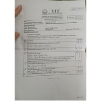 BMAT102L Differential Equations and Transforms CAT-1 Winter 2024-2025 Vellore