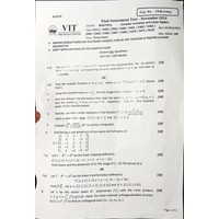 Complex Variables and Linear Algebra [BMAT201L] FAT C1 2024-2025