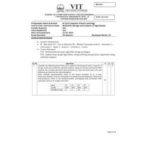 Design and Analysis of Algorithms