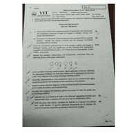 Engineering Chemistry [BCHY101L] Final Assessment Test - May 2024 (E1)