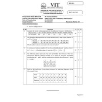 BMAT202L PROBABILITY AND STATISTICS CAT_1 WINTER 2025-2026 G2 VELLORE