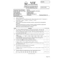 Probability and Statistics [BMAT202L] CAT-1 B1 2024-2025