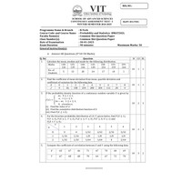 Probability and Statistics [BMAT202L] CAT-1 D1 2024-2025