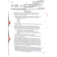 Structured And Object-Oriented Programming [BCSE102L] FAT B1 2025-2026